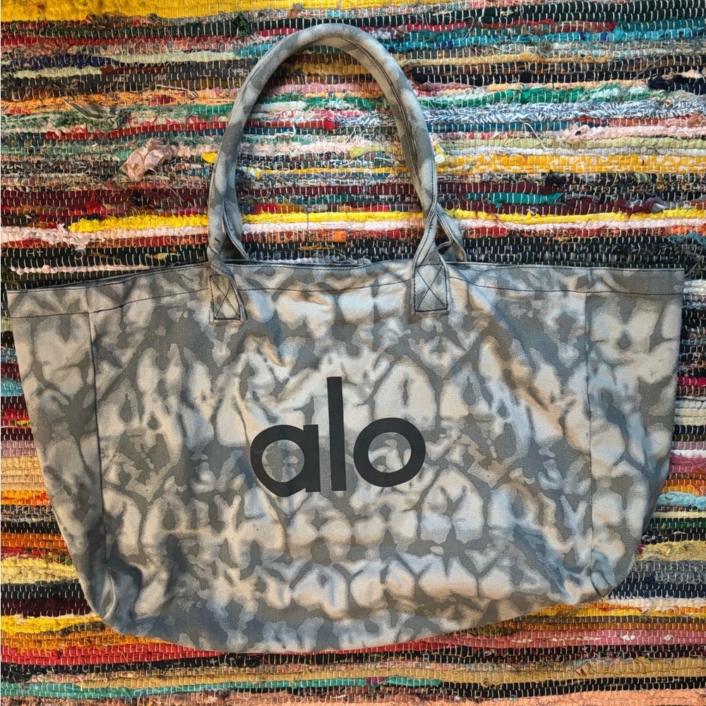 Tie Dye Grey Alo Workout Bag